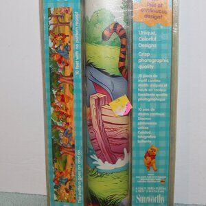 Walt Disney Winnie The Pooh Panoramic Wall Border Nursery 10 Feet Sunworthy New